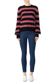 Defense Stripe Sweater by The Fifth Label