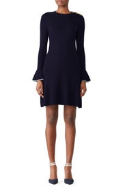 Flare Sleeve Sweater Dress by Tory Burch