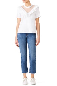 White Fatine Top by Alexis