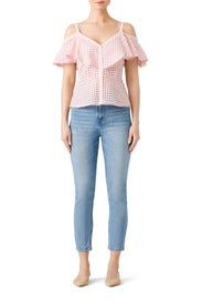 Sheer Eyelet Arletta Top by BB Dakota