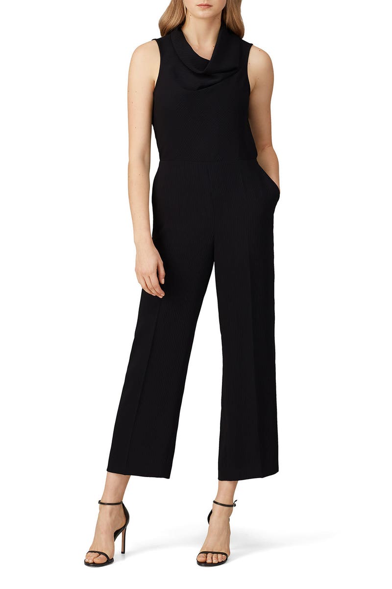 Black Cowl Neck Jumpsuit by Club Monaco - Photo 0