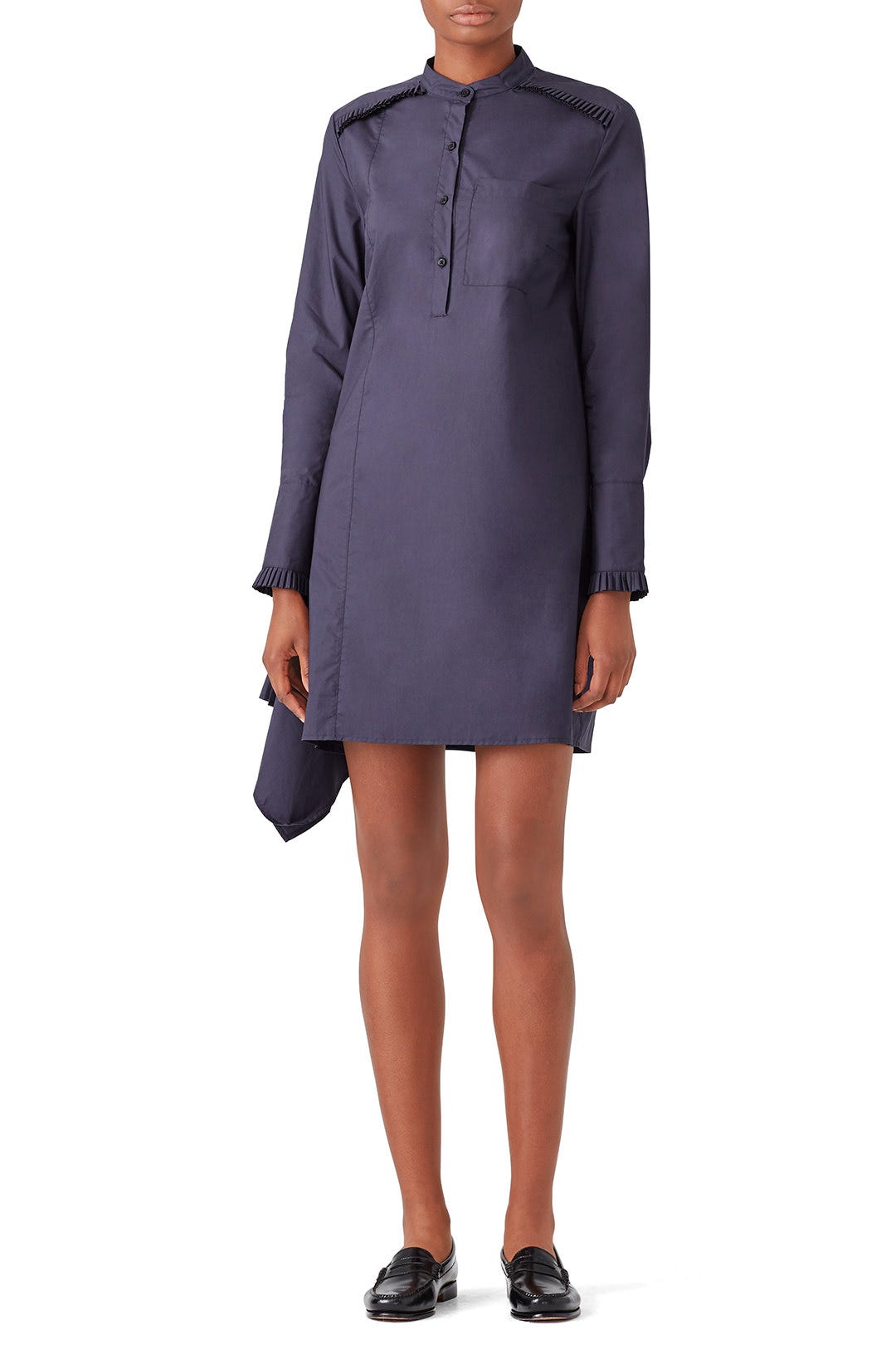 Midnight Ruffle Dress by Derek Lam 10 Crosby 0