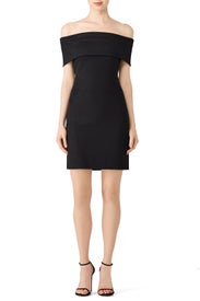 Shimmer Knit Dress by HALSTON