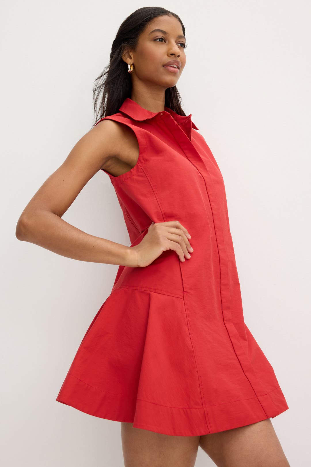 Maggy Pleated Mini Dress by SIMKHAI | Rent the Runway