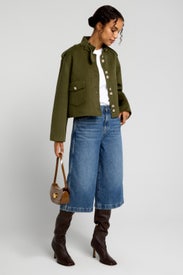 Dark Indigo Denim Culotte by Madewell