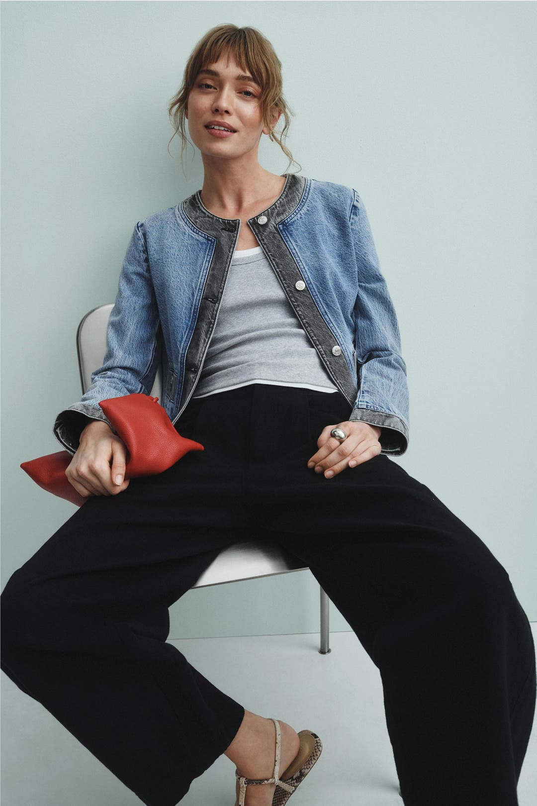 Lady Denim Jacket by Moschino Jeans | Rent the Runway