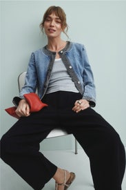 Lady Denim Jacket by Moschino Jeans