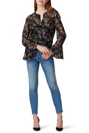 Sheer Floral Blouse by RACHEL ROY COLLECTION