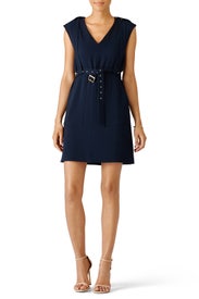 Navy Savanna Dress by Tibi