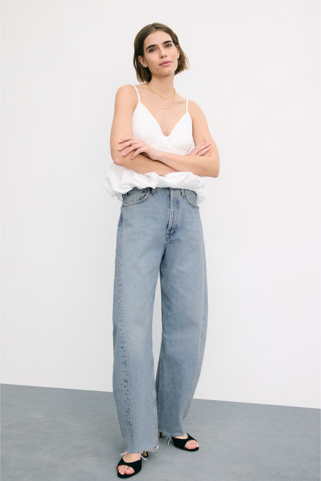 Luna Pieced Jeans by AGOLDE | Rent the Runway