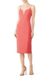 Pink Deep V-Neck Sheath by Jill Jill Stuart