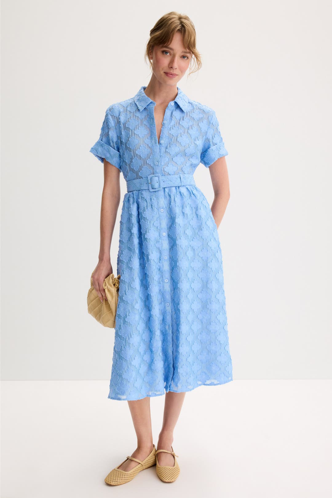 【Kate Spade】Painterly Bouquet Tiered Midi Dress ◆国内発送 Painterly Bouquet Tiered Midi Dress | Kate Spade New York