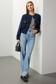 Bimarine Tweed Jacket by Maje