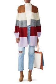 Multi Striped Cardigan by Moon River