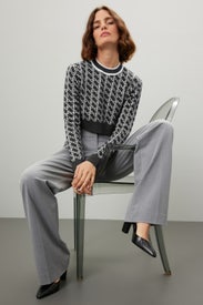 Cropped Sweater by Patou