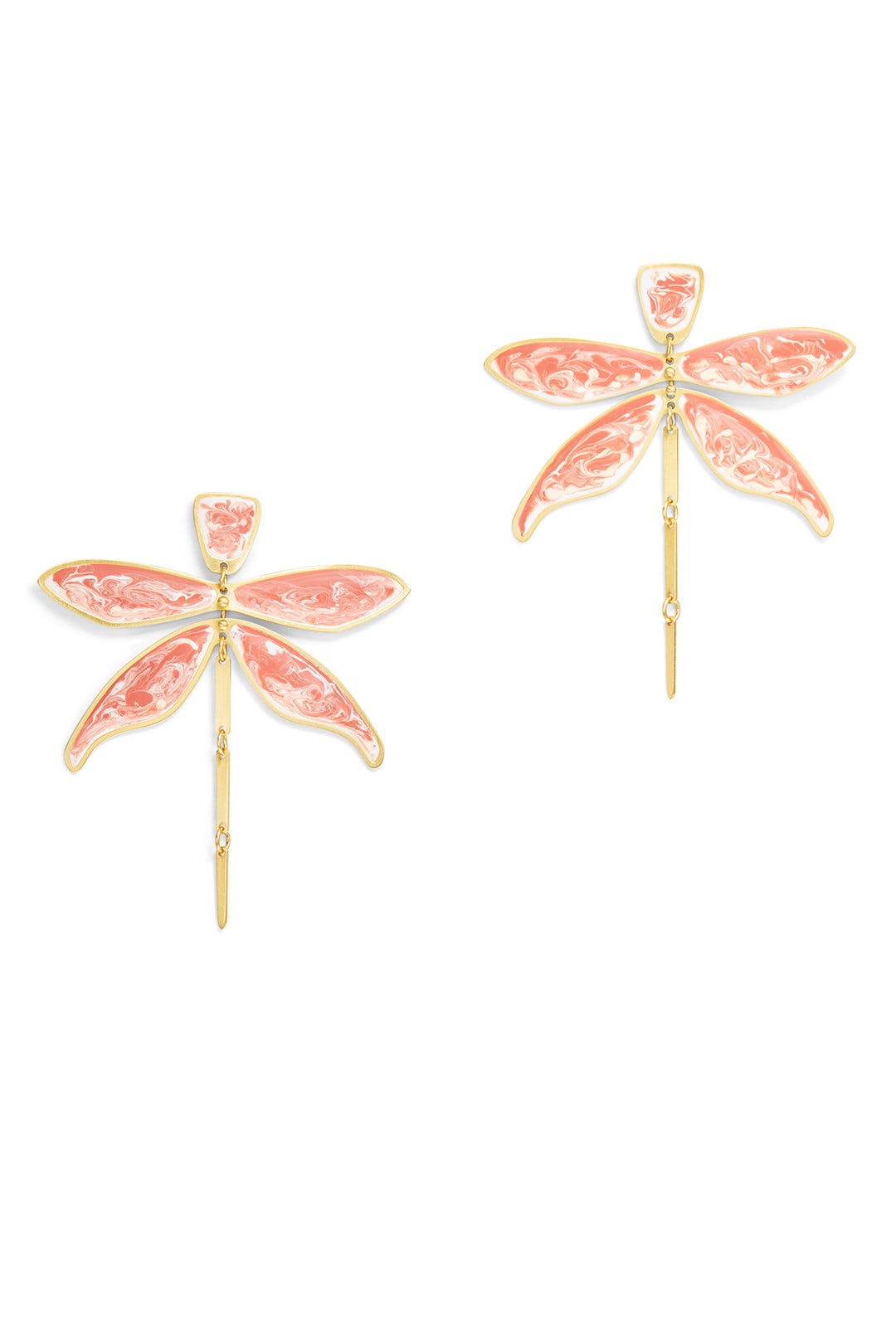 Blush Dragonfly Earrings by Tory Burch Accessories 1