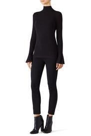 Black Heather Top by Badgley Mischka