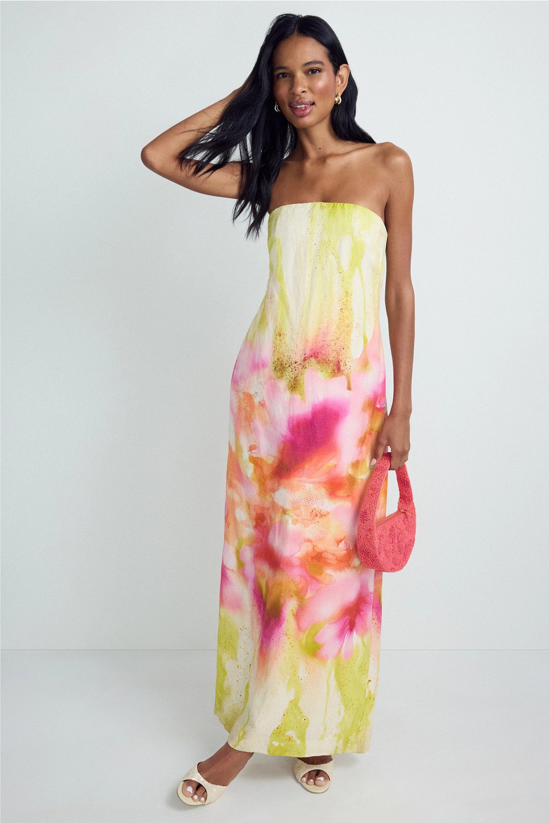 Lainey Ombre Floral Gown by Hunter Bell 0