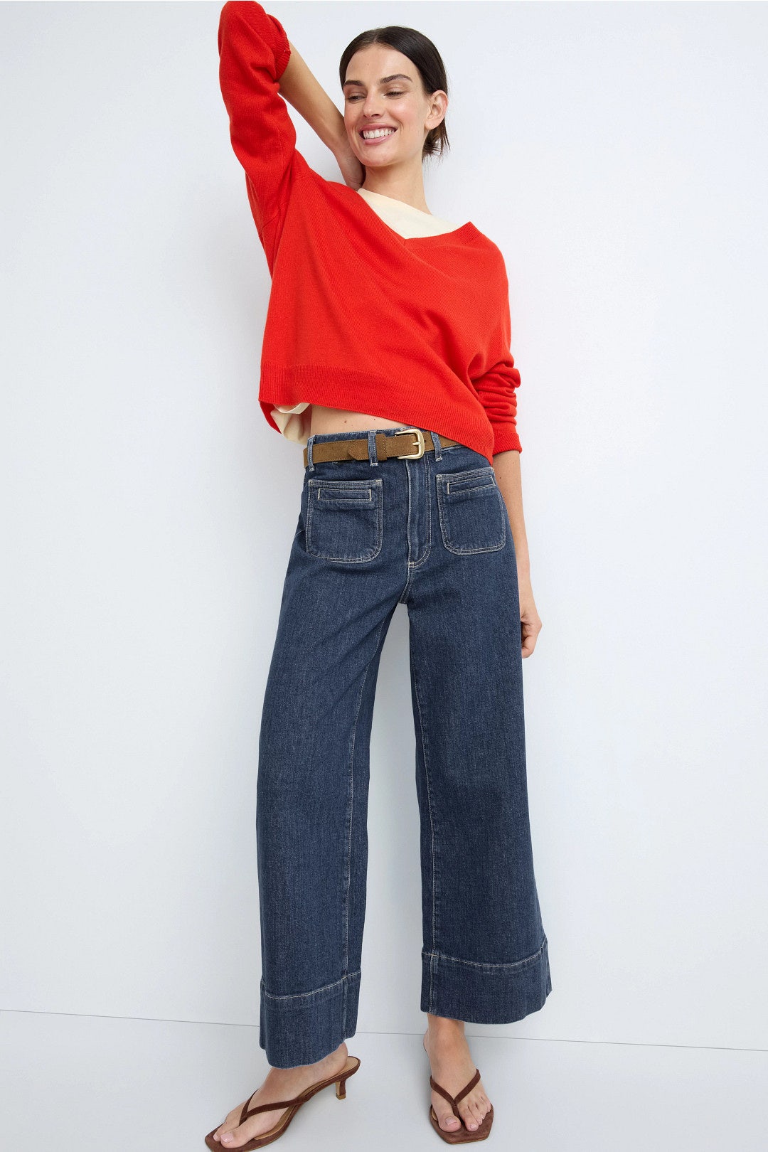 Anessa Patch Pocket Jeans by PAIGE 0