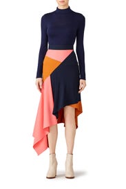 Asymmetric Cady Skirt by Peter Pilotto