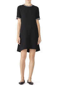 Black Varsity Trim Shift by Slate & Willow