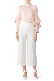 Blush Ruffle Sleeve Top by Slate & Willow