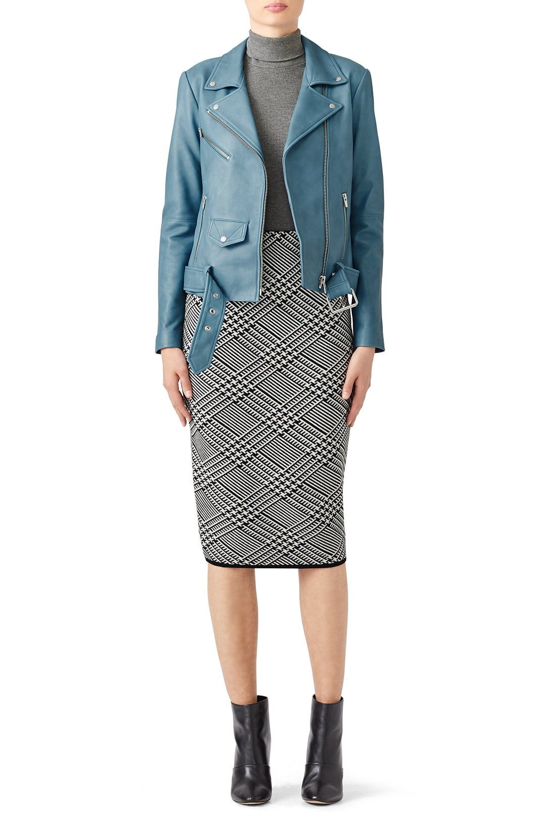 Black Robertson Skirt by Trina Turk 0