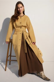 Fernanda Double Faced Wool Oversized Coat by Ulla Johnson