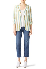 Striped Brooklyn Blazer by Amanda Uprichard