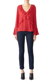 Nugget Ruffled Top by Bailey 44