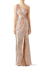 Blush Constellation Gown by Badgley Mischka
