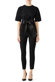 Tie Cut Off Sweatshirt by Harvey Faircloth