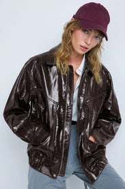 Belix Faux Leather Jacket by Maje