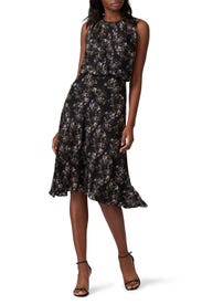 Black Combo Floral Dress by RACHEL ROY COLLECTION