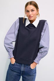 Layered Sweater Vest Top by Sea NY x RTR