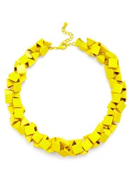 Yellow Rubix Necklace by Slate & Willow Accessories
