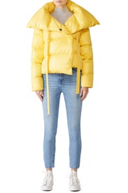 Yellow Puffa Jacket by Bacon
