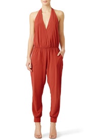 Terracotta Grayson Jumpsuit by Karen Zambos