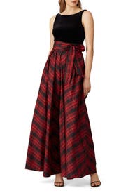 Plaid Gown by Lauren Ralph Lauren
