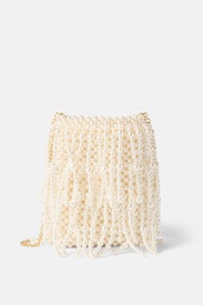 Drippy Beaded Pearl Crossbody by Lele Sadoughi