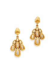 Russian Teardrop Earrings by Oscar de la Renta