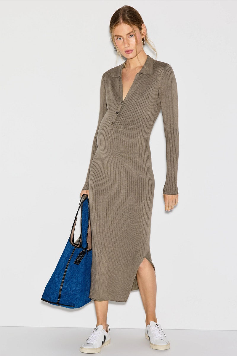 Maternity Sammy Knit Polo Dress by ripe - Photo 0