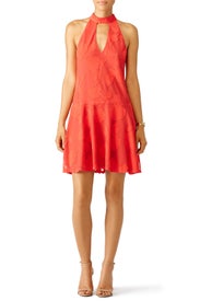 Red Pressed Flowers Dress by Slate & Willow