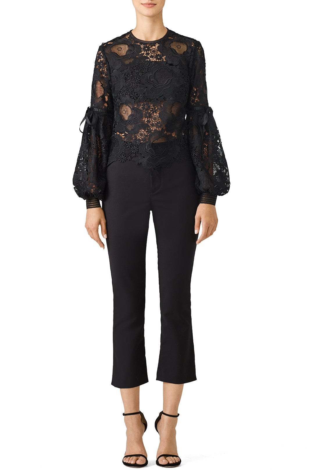 Black Elva Lace Top by UnitedWood 0