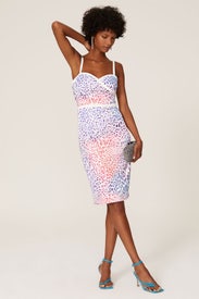 Printed Daria Sheath by Black Halo