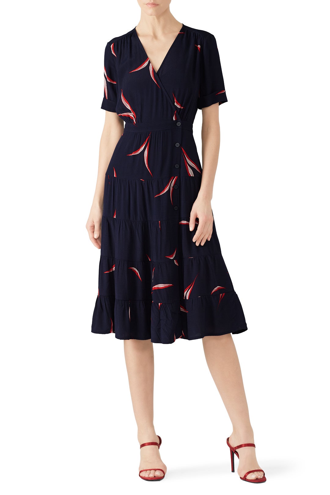 Printed Marine Dress by ba&sh 0