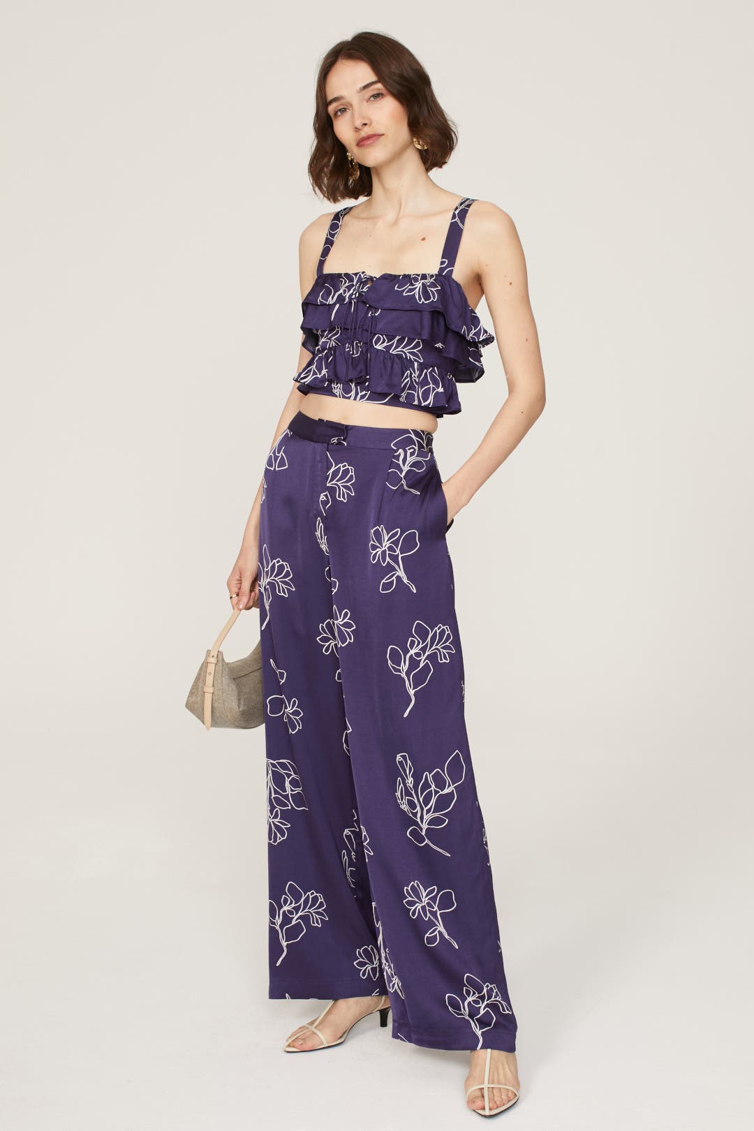 Ruffle Cropped Top by Jason Wu x RTR | Rent the Runway