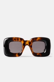 Inflatable Tortoise Shell Sunglasses by Loewe
