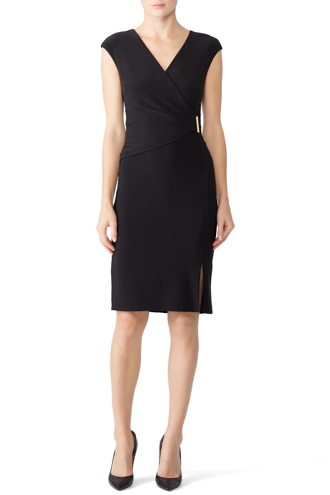 Black Aideena Dress by Lauren Ralph Lauren | Rent the Runway