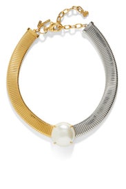 Oversized Pearl Choker by Lele Sadoughi